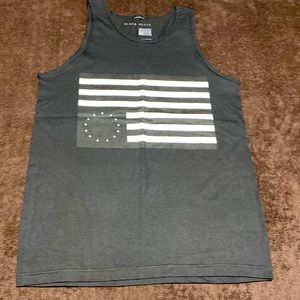 Black Scale Tank Top